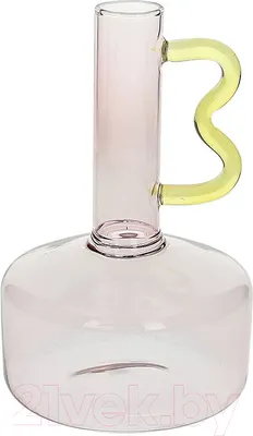 Ваза Andrea Fontebasso Glass Design Art / GD5VA092867 (розовый/желтый)