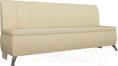 Скамья кухонная мягкая Лига Диванов Кантри 167 / 100154 (экокожа, бежевый)