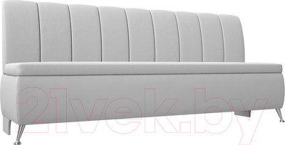 Скамья кухонная мягкая Лига Диванов Кантри 167 / 100155 (экокожа, белый)