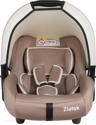 Автокресло Zlatek Колибри Lux / KRES4036 (светло-коричневый)