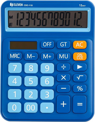 Калькулятор Eleven CDC-110-BL (синий)