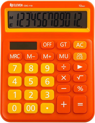 Калькулятор Eleven CDC-110-OR (оранжевый)