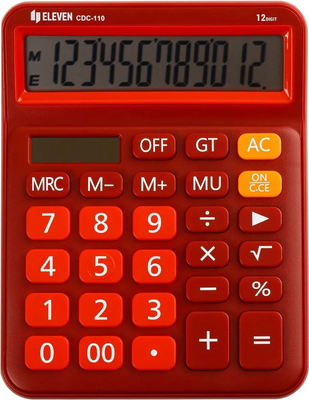 Калькулятор Eleven CDC-110-RD (красный)