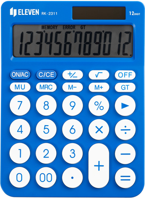 Калькулятор Eleven RK-2311-BL (голубой)