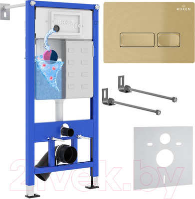 Инсталляция для унитаза Roxen StounFix Dual Fresh 968047