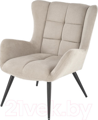Кресло мягкое Halmar Byron (бежевый/черный)