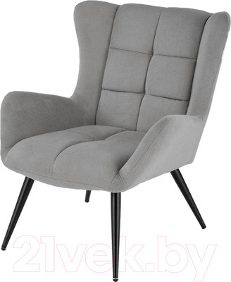 Кресло мягкое Halmar Byron (серый/черный)
