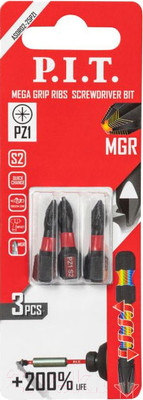Набор бит P.I.T ASDR02-25PZ1 (3шт)
