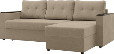 Диван угловой Mio Tesoro Атланта Лайт 111 (Savana Camel)