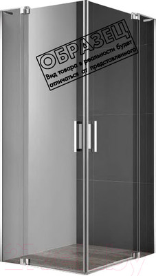 Душевой уголок Cezares SLIDER-AH-2-70/80-80/90-GRIGIO-GM