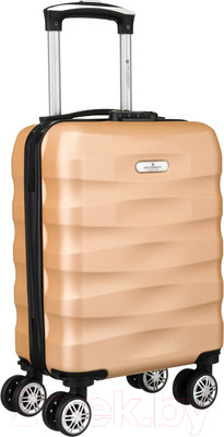 Чемодан на колесах Peterson PTN 5806-W-XS (золото)