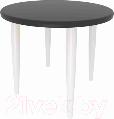 Журнальный столик Monofix Буно (черный/белый)