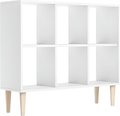 Стеллаж Monofix Одос Горизонтальный 6 секций (белый)