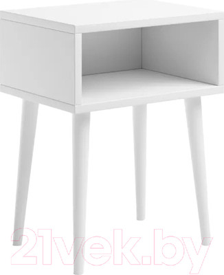 Прикроватная тумба Monofix Одос (белый/белый)