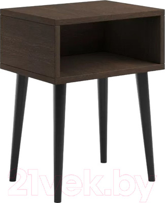 Прикроватная тумба Monofix Одос (венге/черный)