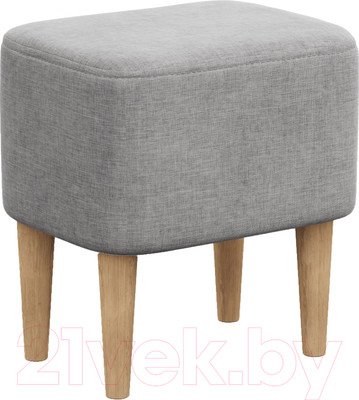 Пуф Monofix Киус (микровелюр/серый №17)