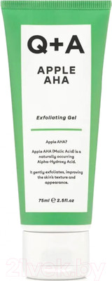 Пилинг для лица Q+A Apple AHA Отшелушивающий гель (75мл)