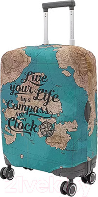 Чехол для чемодана Grott 210-LCS806-S-DCL (Dark Color)