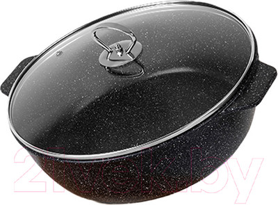 Жаровня Elan Gallery Гармония вкуса / 121150 (черный мрамор)