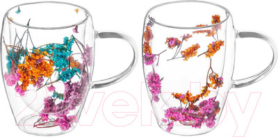 Набор кружек Elan Gallery Crystal glass / 360179