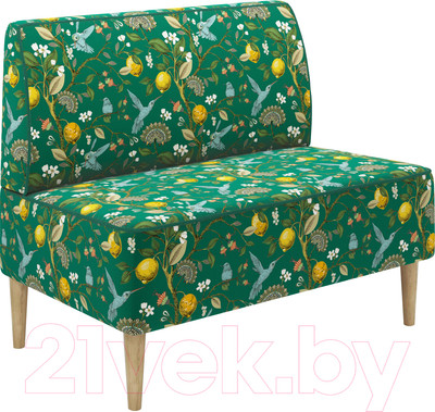 Диван Monofix Одос Принт (лимон зеленый/микровелюр)