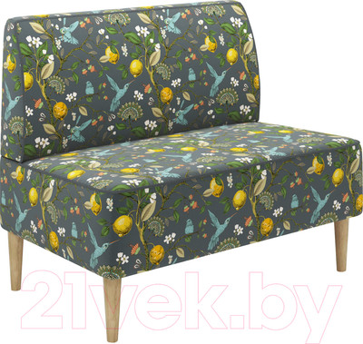 Диван Monofix Одос Принт (лимон серый/микровелюр)