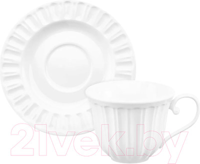Чашка с блюдцем Elan Gallery Ампир / 620193