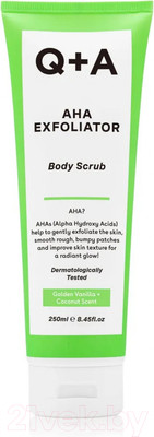 Скраб для тела Q+A AHA Exfoliator (250мл)
