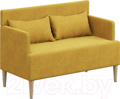 Диван Monofix Киус (микровелюр/желтый №9)