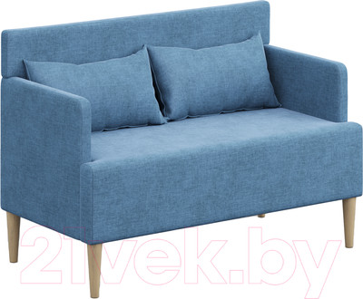 Диван Monofix Киус (микровелюр/синий №14)