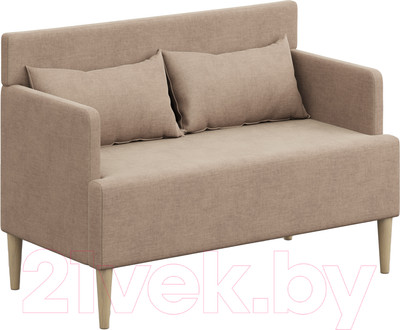 Диван Monofix Киус (микровелюр/светло-коричневый №4)