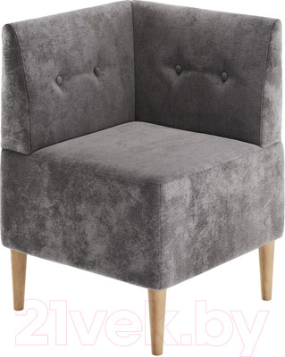 Модуль мягкий Monofix Четт (микровелюр/серый №23)