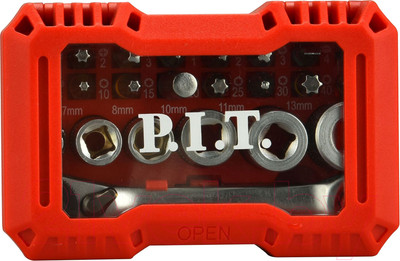 Набор головок, бит P.I.T ASET04-0024 (24шт)