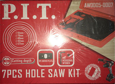 Набор коронок P.I.T AWOD05-0007 (7шт)