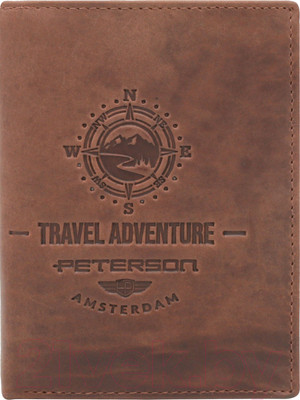 Портмоне Peterson PTN N4-BE-TRAV (светло-коричневый)
