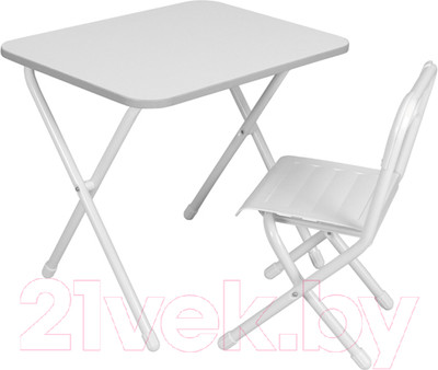 Комплект мебели с детским столом Дэми №2-03 (белый)