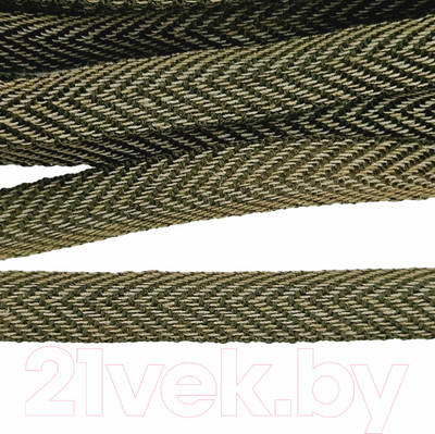 Тесьма для шитья Sentex Киперная 10мм 1.68 г/м (100м, хаки)