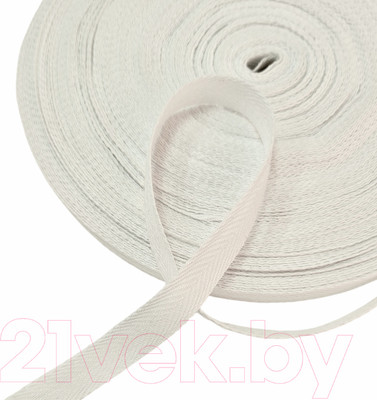 Тесьма для шитья Sentex Киперная 15мм 3.1 г/м (50м, суровая)