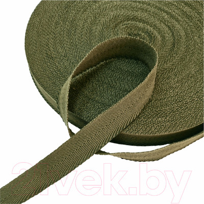 Тесьма для шитья Sentex Киперная 20мм 4.72 г/м (50м, хаки)