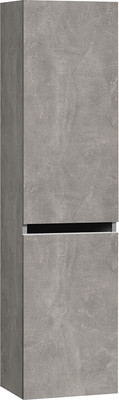 Шкаф-полупенал для ванной Belux Бостон П 35 (31, бетон чикаго светло-серый)