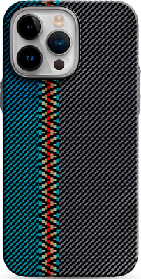 Чехол-накладка Luxo Пути сошлись J217 для iPhone 14 Pro (хаки/бирюзовый)