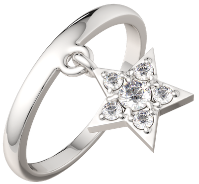 Кольцо из серебра ZORKA 0210093-F (р.17, с фианитами)