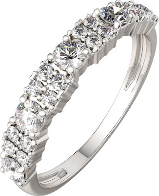 Кольцо из серебра ZORKA 02101006 (р.17, с фианитами)