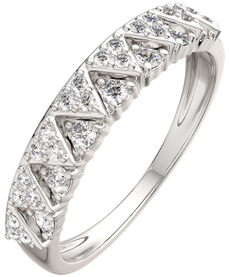 Кольцо из серебра ZORKA 02101011.ZZ (р.17.5, с фианитами)