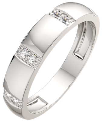 Кольцо из серебра ZORKA 02101190.ZZ (р.17, с фианитами)