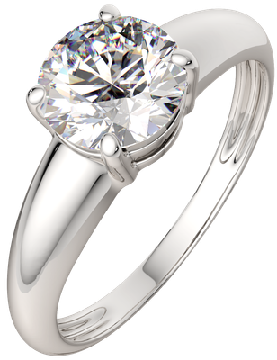 Кольцо из серебра ZORKA 02101410.ZZ (р.18, с фианитом)