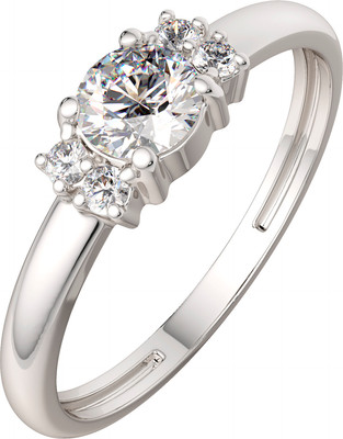 Кольцо из серебра ZORKA 0210254 (р.17.5, с фианитами)