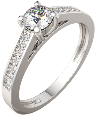 Кольцо из серебра ZORKA 0210326 (р.17, с фианитами)