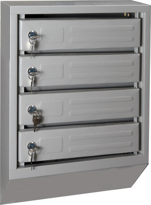 Почтовый ящик Klesto Классика 1953650 (4 секции, с задней стенкой)