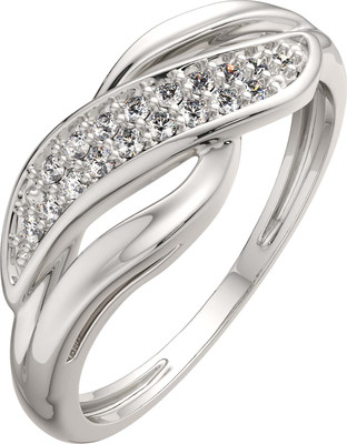 Кольцо из серебра ZORKA 0210371 (р.18, с фианитами)